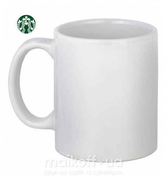 Чашка керамічна Starbucks Levi Білий фото