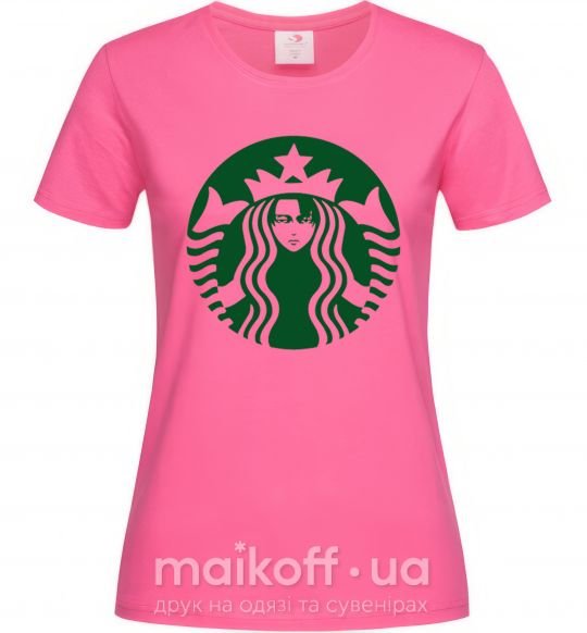 Жіноча футболка Starbucks Levi Яскраво-рожевий фото