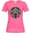 Жіноча футболка Starbucks Levi Яскраво-рожевий фото