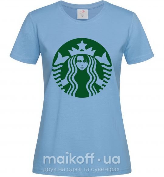 Жіноча футболка Starbucks Levi Блакитний фото