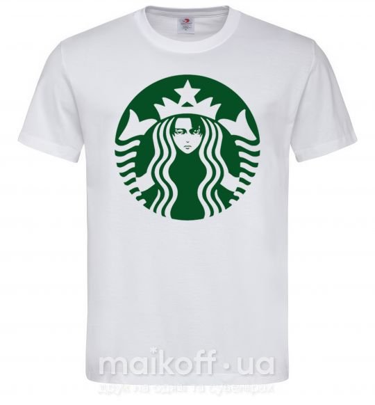 Мужская футболка Starbucks Levi Белый фото