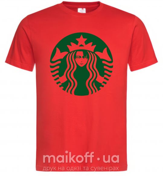 Чоловіча футболка Starbucks Levi Червоний фото