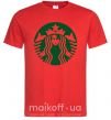 Мужская футболка Starbucks Levi Красный фото