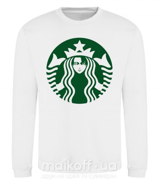 Світшот Starbucks Levi Білий фото