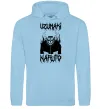 Жіноча толстовка (худі) Naruto череп чб Блакитний фото