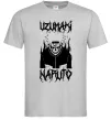 Чоловіча футболка Naruto череп чб Сірий Чоловіча футболка Naruto череп чб Сірий фото