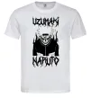 Чоловіча футболка Naruto череп чб Білий Чоловіча футболка Naruto череп чб Білий фото