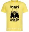 Чоловіча футболка Naruto череп чб Лимонний фото