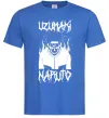 Чоловіча футболка Naruto череп чб Яскраво-синій Чоловіча футболка Naruto череп чб Яскраво-синій фото