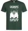 Чоловіча футболка Naruto череп чб Темно-зелений Чоловіча футболка Naruto череп чб Темно-зелений фото