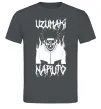 Чоловіча футболка Naruto череп чб Графіт Чоловіча футболка Naruto череп чб Графіт фото