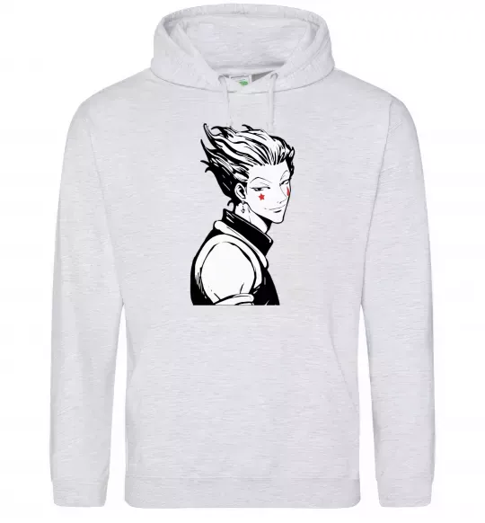 Женская толстовка (худи) Hysoka Hunter Серый меланж фото