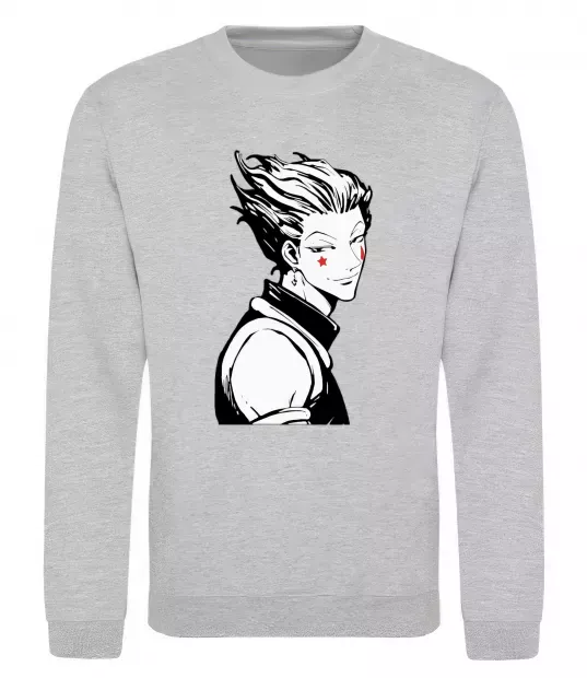 Свитшот Hysoka Hunter Серый меланж фото