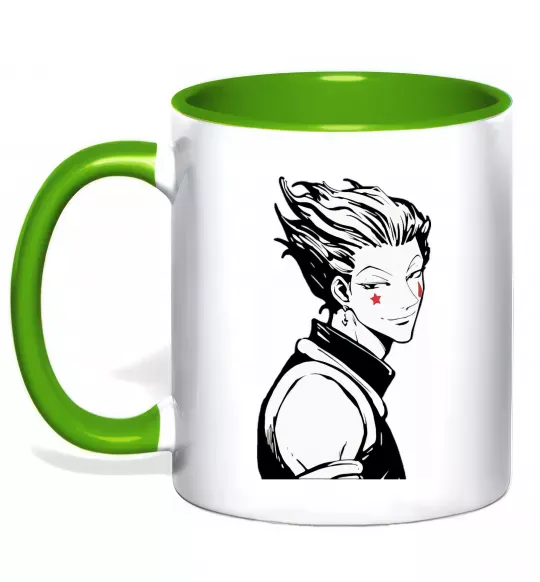 Чашка з кольоровою ручкою Hysoka Hunter Зелений фото