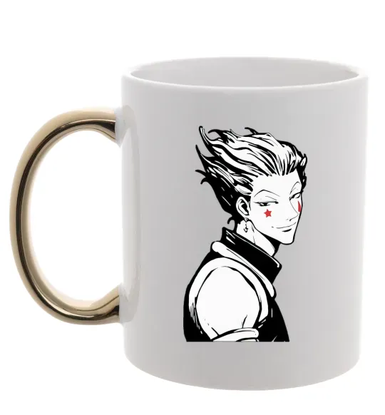 Чашка з кольоровою ручкою Hysoka Hunter Золото фото