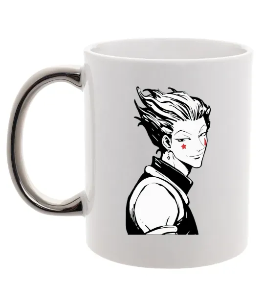 Чашка з кольоровою ручкою Hysoka Hunter Срібло фото