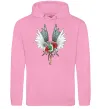 Жіноча толстовка (худі) Атака титанів герби Рожевий фото