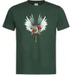 Мужская футболка Атака титанів герби Темно-зеленый фото