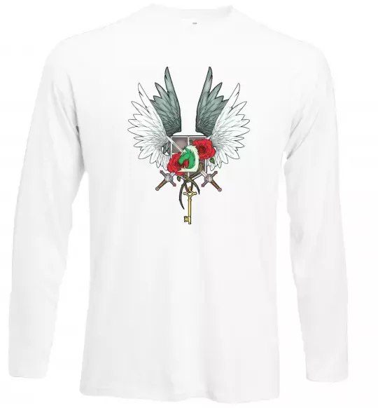 Лонгслив Атака титанів герби Белый фото