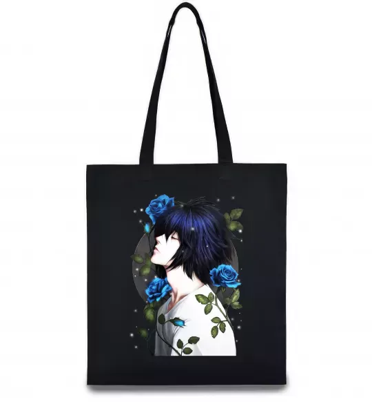 Эко-сумка Ел в трояндах Зошит смерті Черный фото