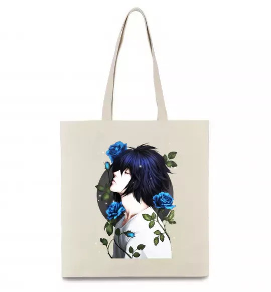 Эко-сумка Ел в трояндах Зошит смерті Бежевый фото