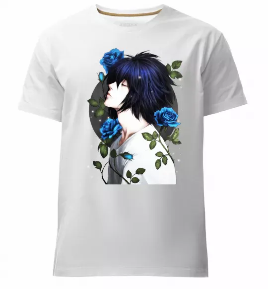 Мужская премиум футболка Ел в трояндах Зошит смерті Белый фото