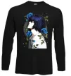 Лонгслив Ел в трояндах Зошит смерті Черный фото