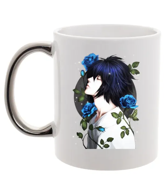 Чашка с цветной ручкой Ел в трояндах Зошит смерті Серебро фото