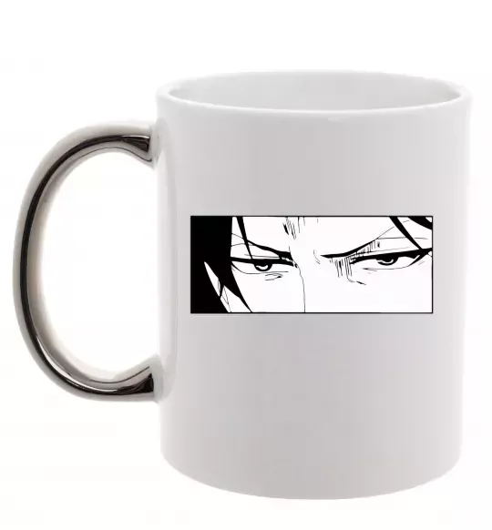 Чашка с цветной ручкой Levi Attack On Titan Серебро фото