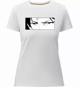 Женская премиум футболка Eren Yaeger Атака титанов Белый фото