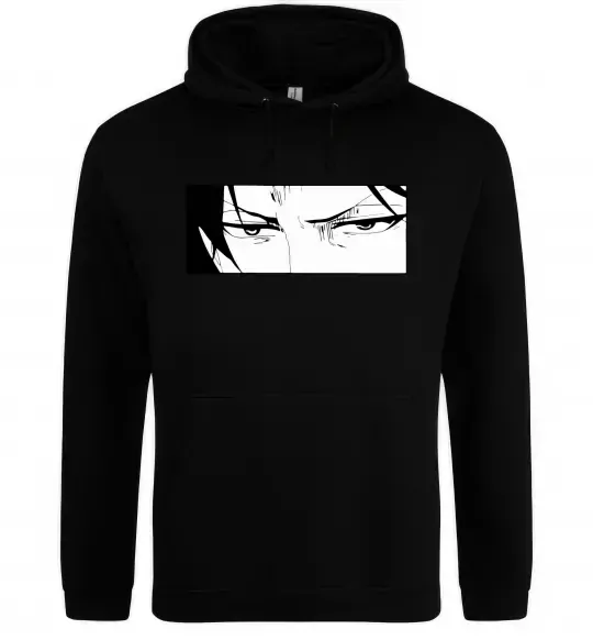 Мужская толстовка (худи) Levi Attack On Titan Черный фото