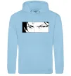 Чоловіча толстовка (худі) Levi Attack On Titan Блакитний фото