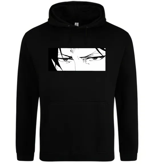 Женская толстовка (худи) Levi Attack On Titan Черный фото