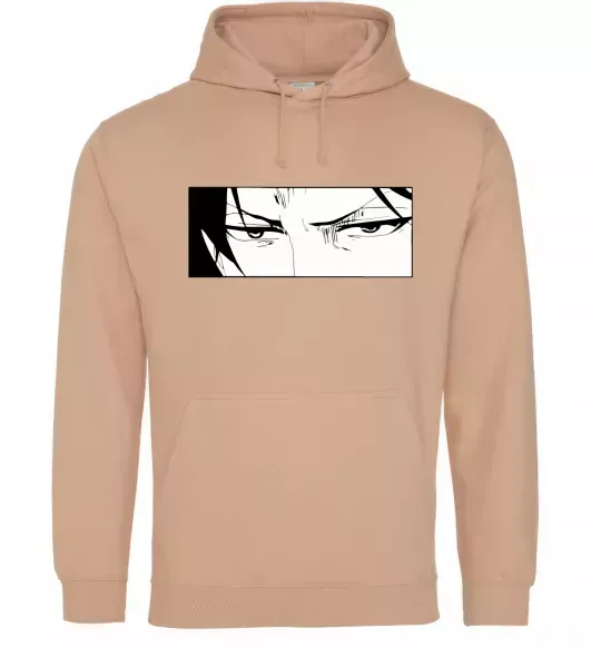 Женская толстовка (худи) Levi Attack On Titan Песочный фото