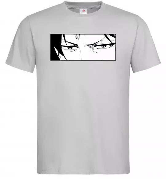 Чоловіча футболка Levi Attack On Titan Сірий фото