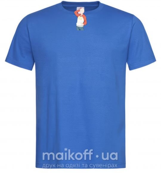 Чоловіча футболка One Puch man oppai Яскраво-синій фото