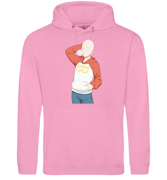 Чоловіча толстовка (худі) One Puch man oppai Рожевий фото