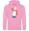 Чоловіча толстовка (худі) One Puch man oppai Рожевий фото