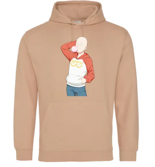 Чоловіча толстовка (худі) One Puch man oppai Пісочний фото