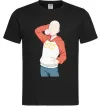 Чоловіча футболка One Puch man oppai Чорний Чоловіча футболка One Puch man oppai Чорний фото