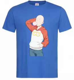 Мужская футболка One punchman silhouette Черный фото Мужская футболка One punchman silhouette Черный фото