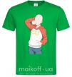 Мужская футболка One Puch man oppai Зеленый фото