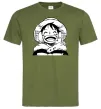 Чоловіча футболка One Piece чб Оливковий Чоловіча футболка One Piece чб Оливковий фото
