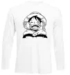 Лонгслив One Piece чб Белый фото