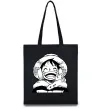 Еко-сумка One Piece чб Чорний фото