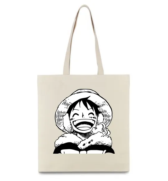 Еко-сумка One Piece чб Бежевий фото