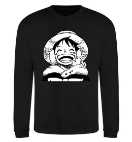 Світшот One Piece чб Чорний фото