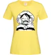 Женская футболка One Piece чб Лимонный фото