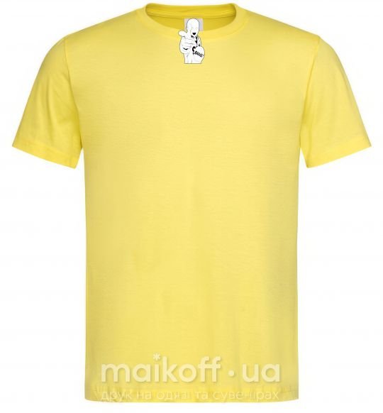 Чоловіча футболка One puch man bang Лимонний фото