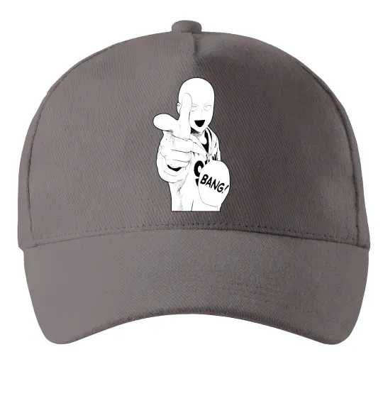 Кепка One puch man bang Сірий фото